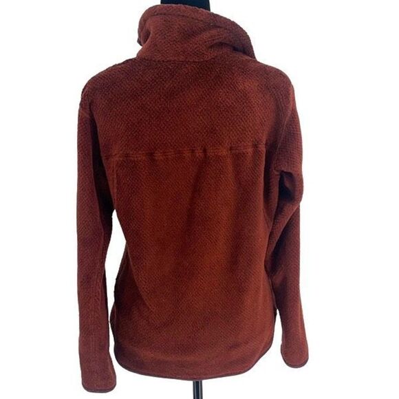 Patagonia Womens Polartec Re-Tool Snap-T Fleece Pullover Sweatshirt Rusted Iron - Picture 5 of 11